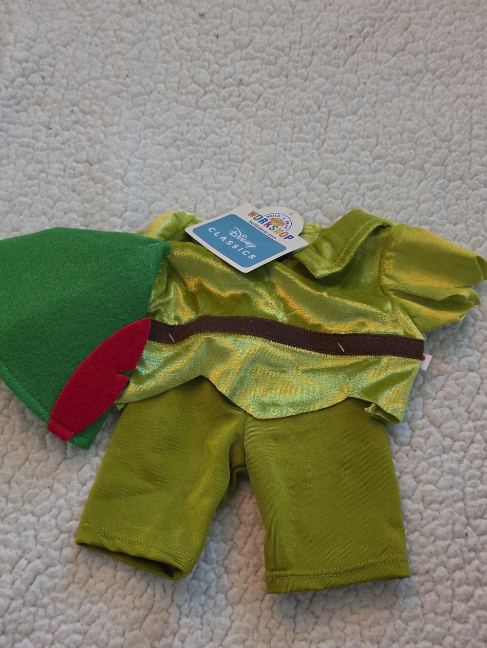 Build A Bear Peter Pan Bear Costume Outfit